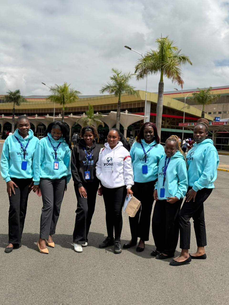 Vone Travel Solutions team at the airport